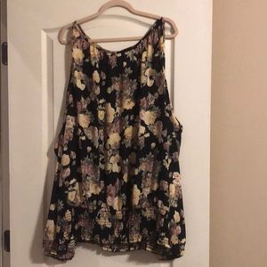 Long Sleeve Cold Shoulder Blouse